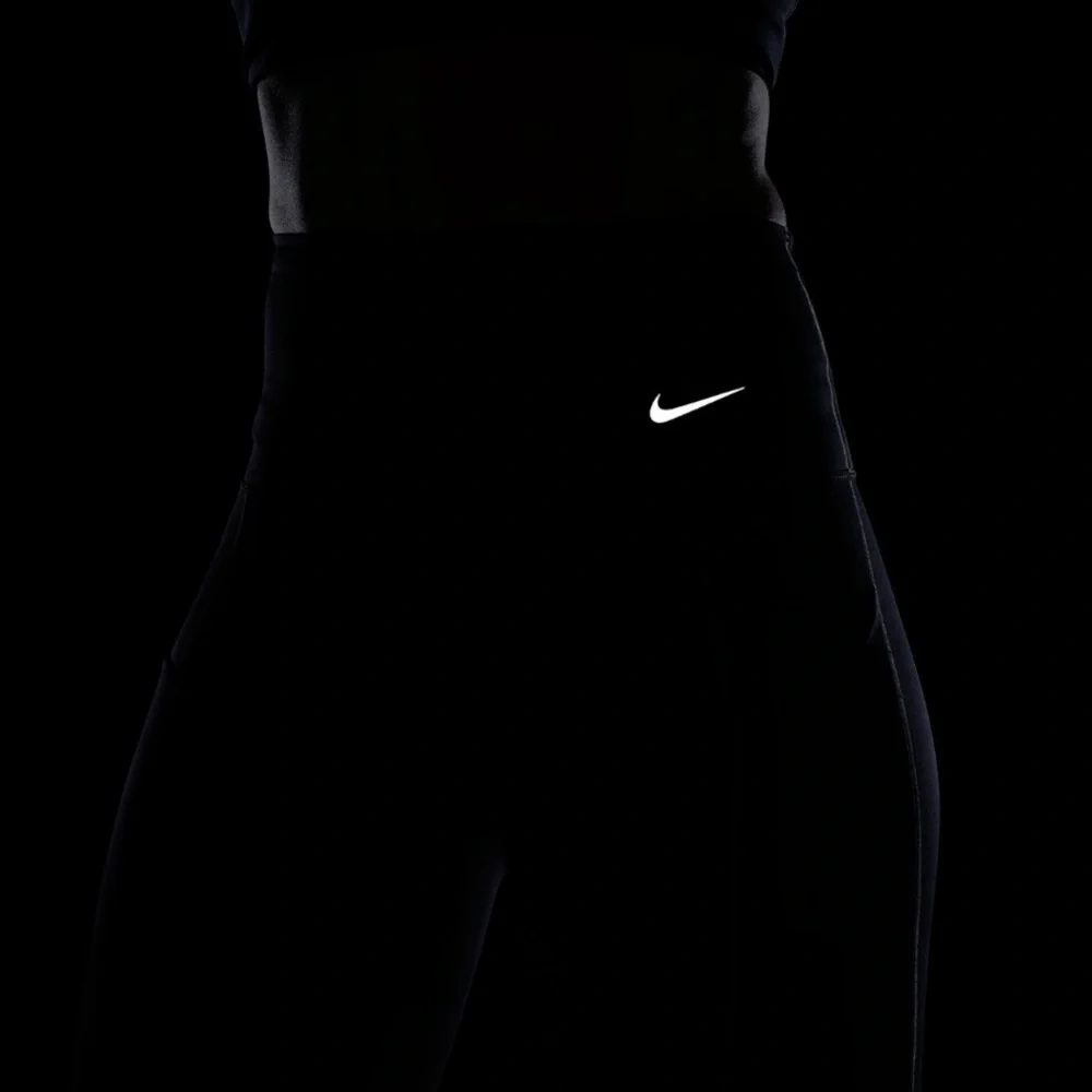 Nike Women’s Go Firm Support High Waisted Cropped Leggings Black XL